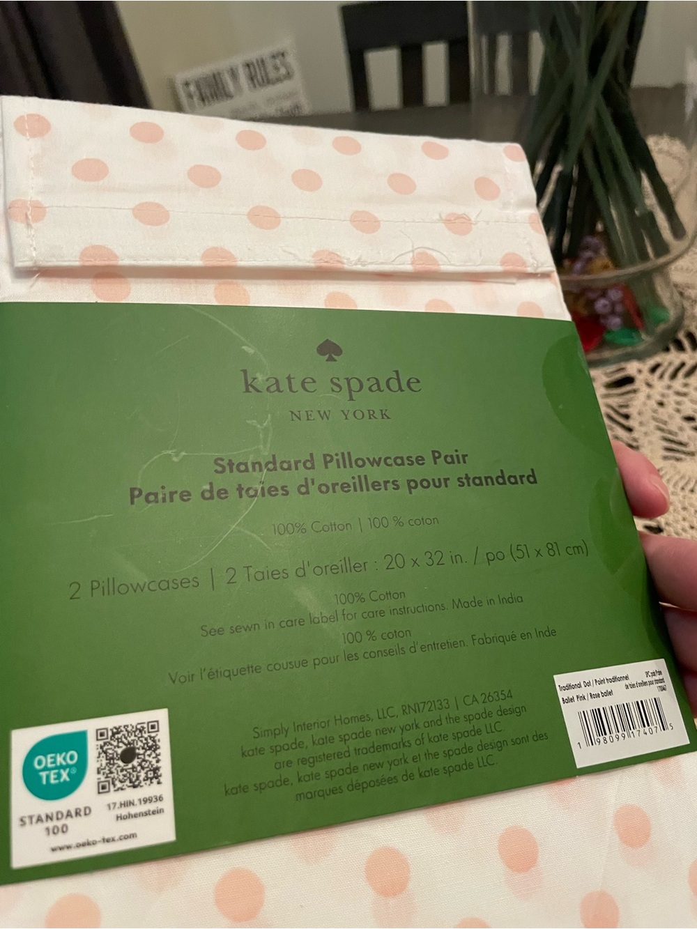 kate spade set of 2 pillow cases - Picture 3 of 4